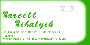 marcell mihalyik business card